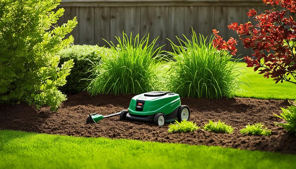 Aerating soil for lawn care