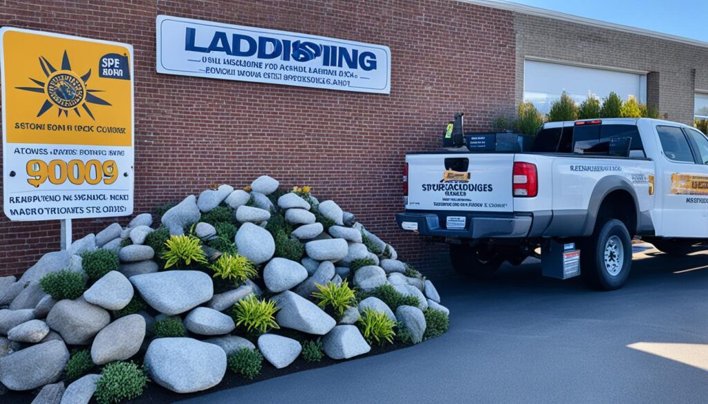 Donating landscaping rocks