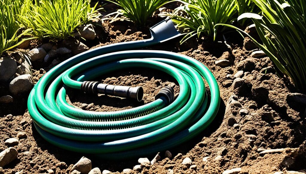 Maintaining a Buried Garden Hose