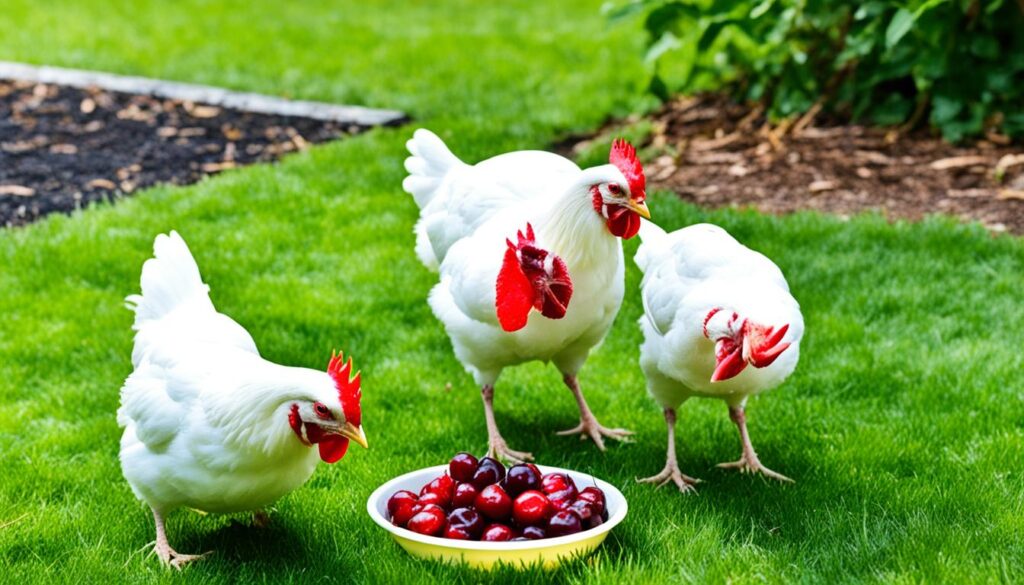 can chickens eat cherry pits