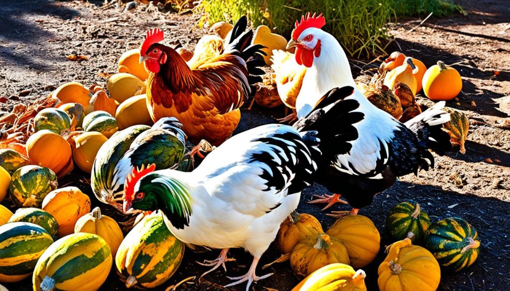 can chickens eat gourds