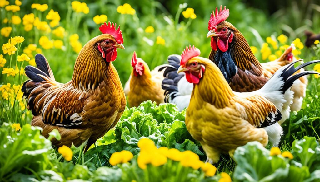 can chickens eat mustard greens