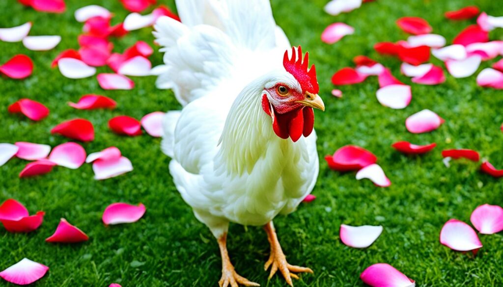 can chickens eat roses