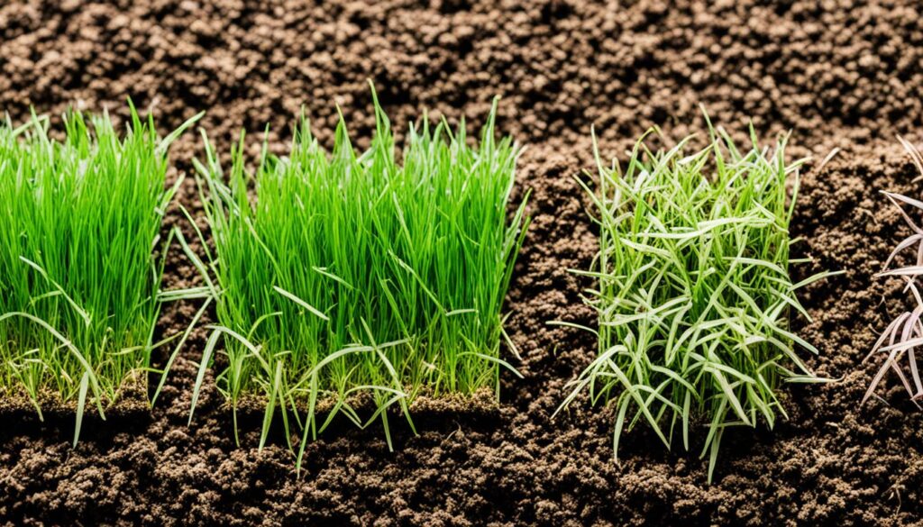 can you use garden soil for grass