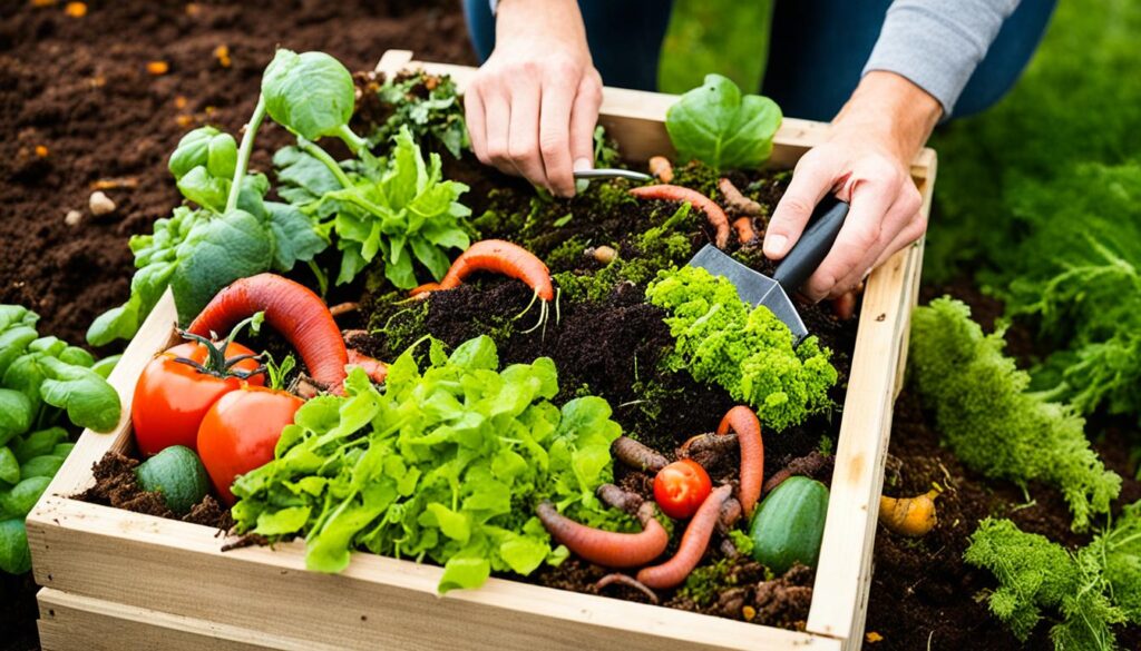 composting system setup