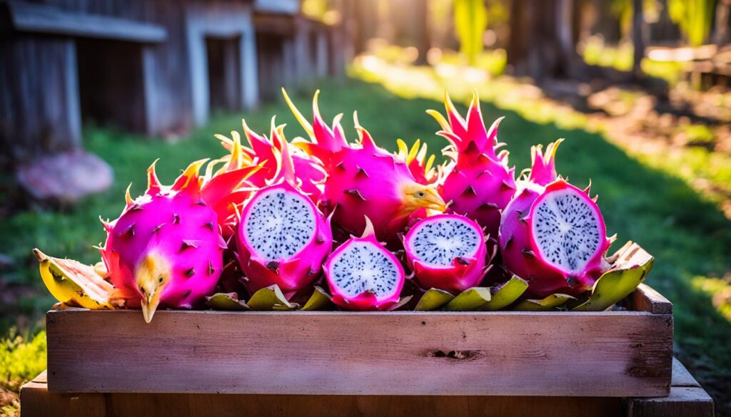 dragon fruit treats for chickens