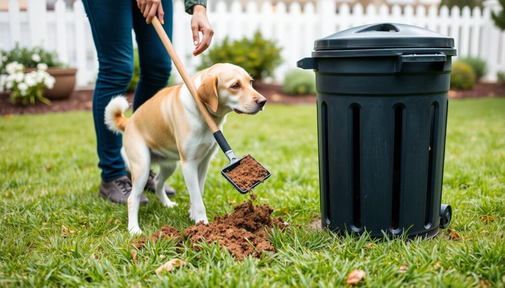 how to keep yard clean from dog poop