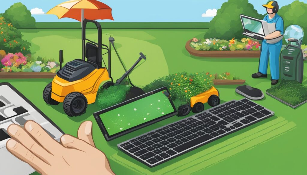 how to make a lawn care website