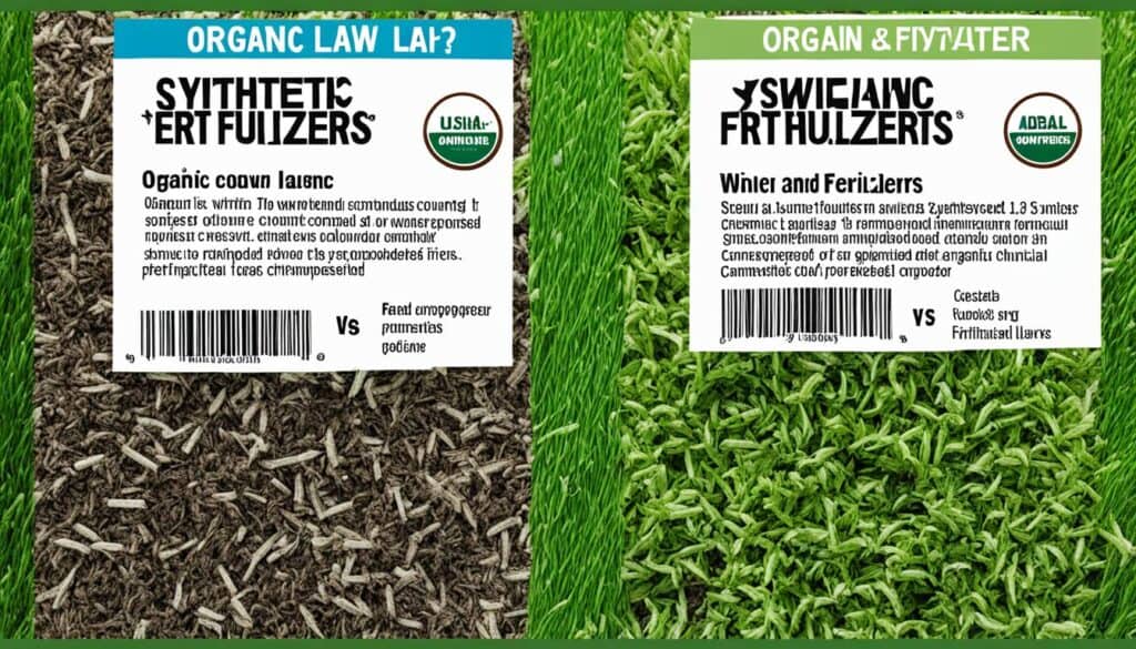 organic winter fertilizers and synthetic winter lawn fertilizers