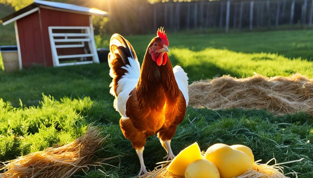 preparing spaghetti squash for chickens