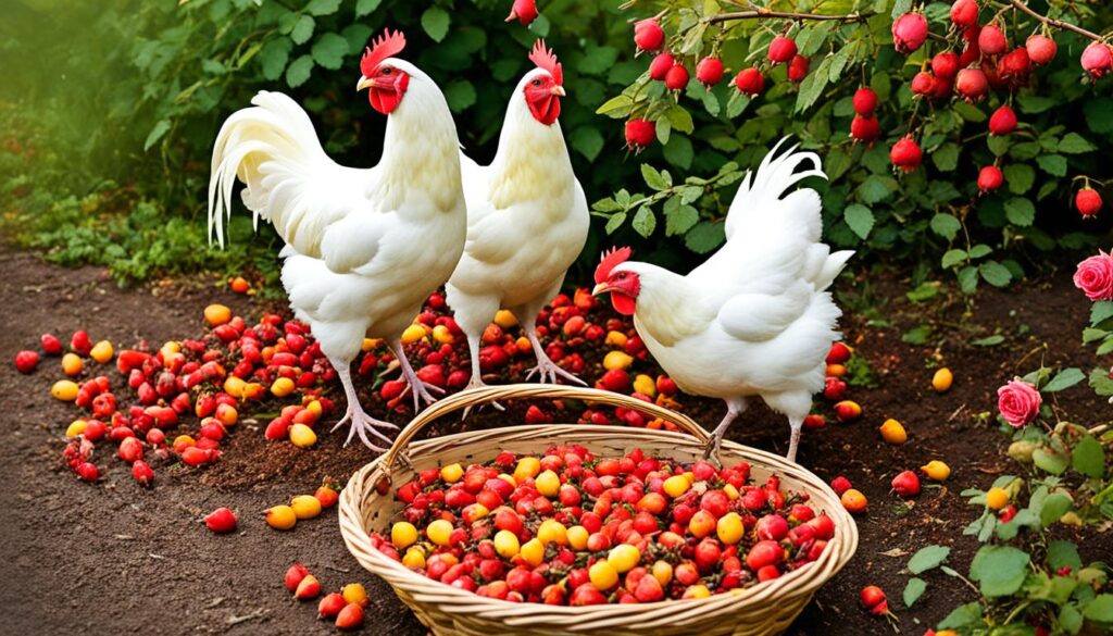 rose varieties for chickens
