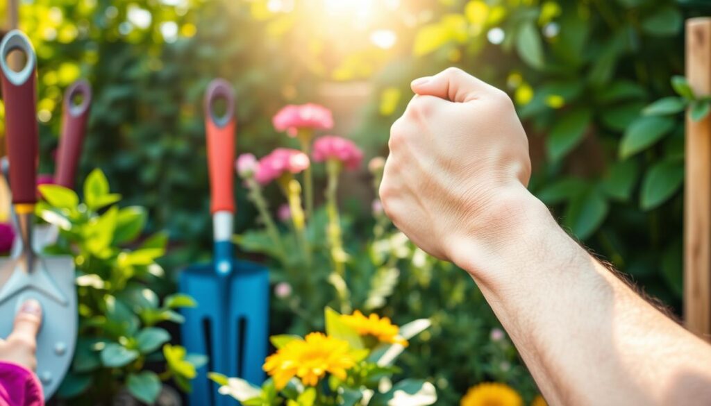 can gardening cause tennis elbow