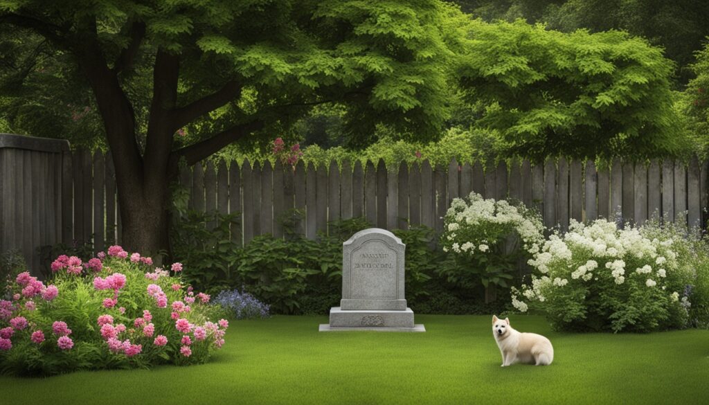 can you bury your pet in your backyard in california