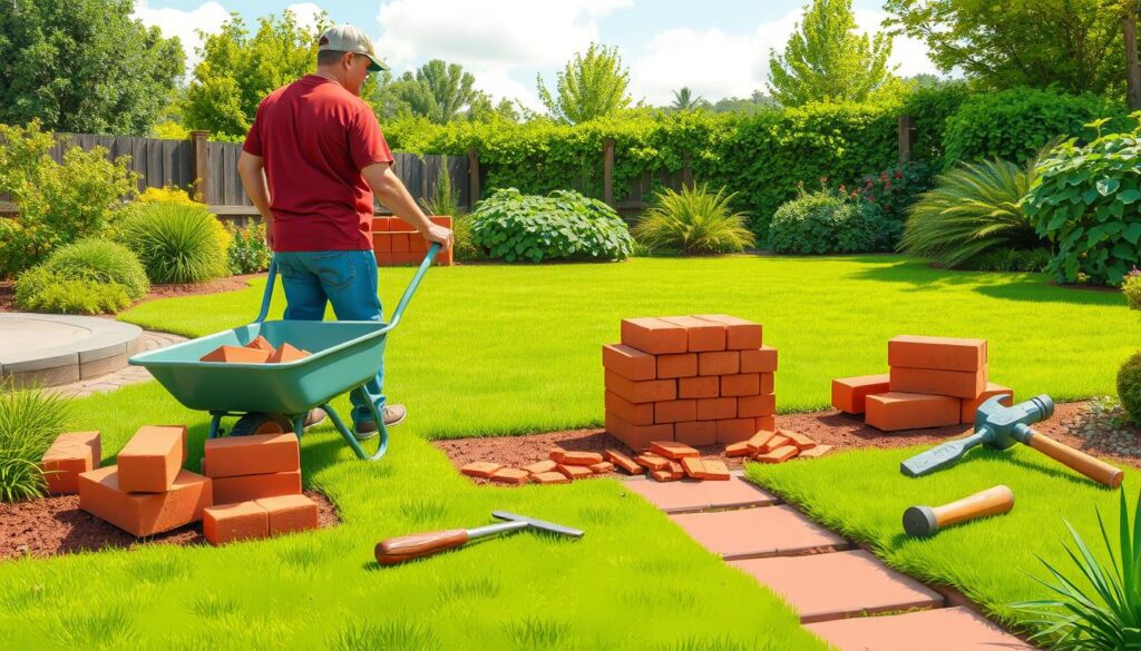 how to get rid of landscaping bricks