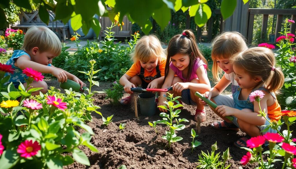 problem-solving skills in children through gardening