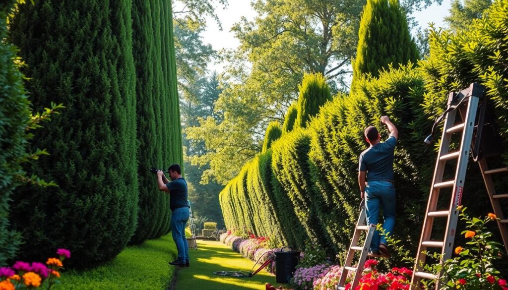 tree trimming and hedge trimming services