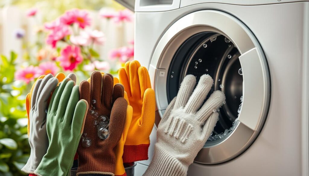 washing techniques gardening gloves