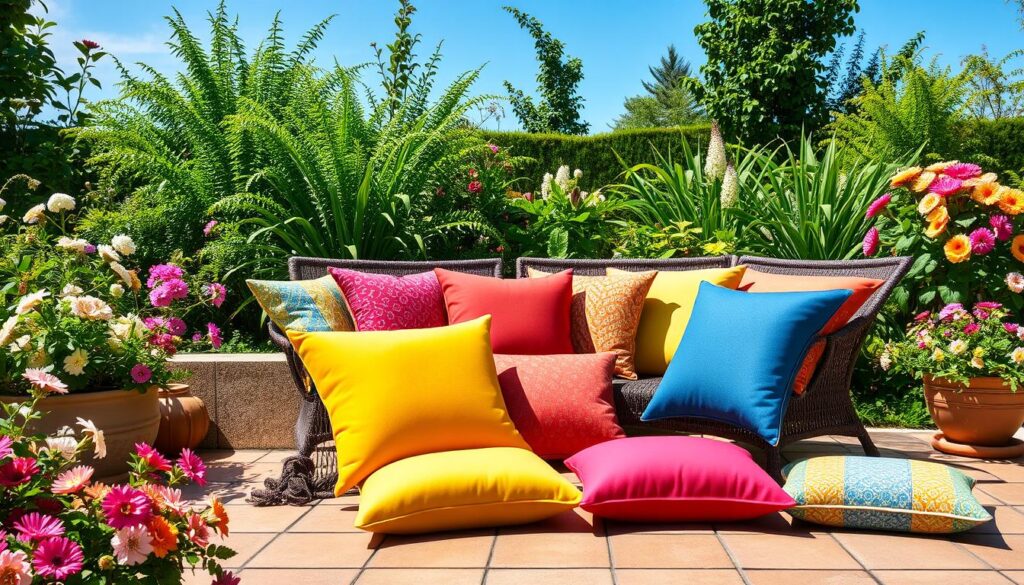 weather-resistant cushions