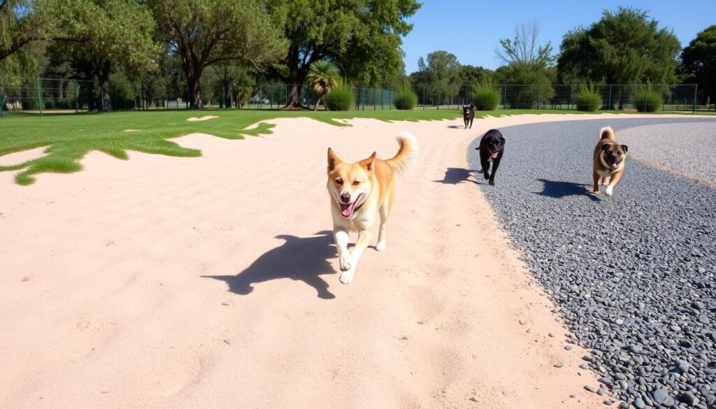 what is the best outdoor surface for dogs