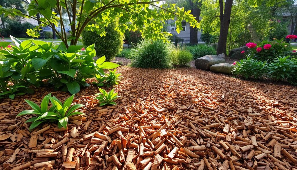 wood chips as mulch