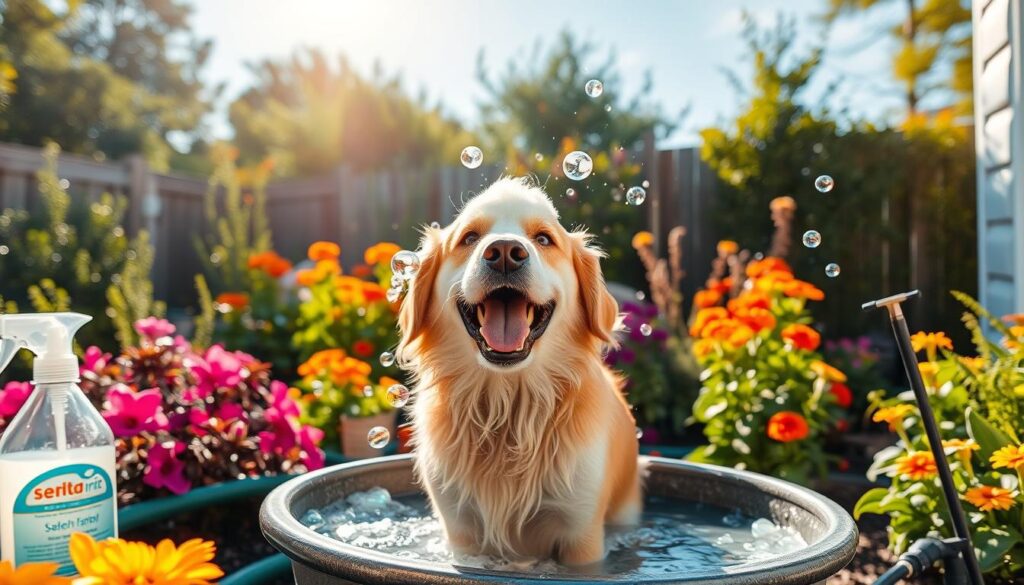 how do i disinfect my backyard dog