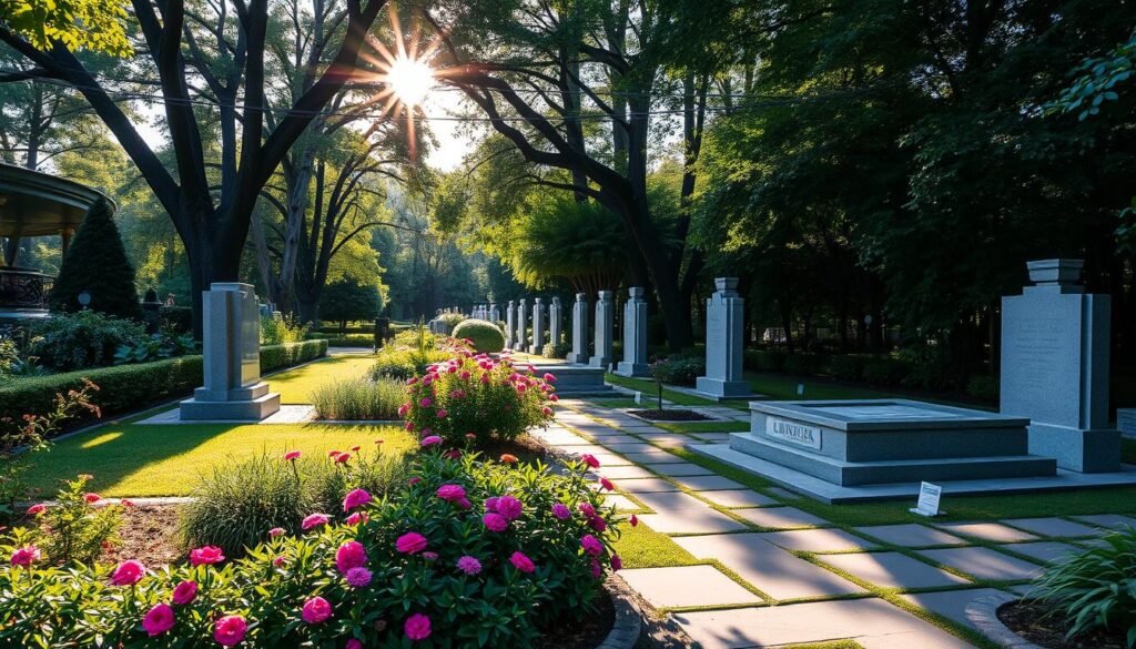 memorial garden monuments